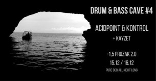 Koncert Drum & Bass Cave #4 x 1,5 Prozak 2.0 w Krakowie - 15-12-2017