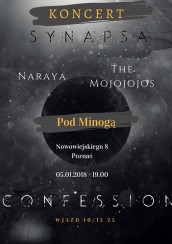 Koncert SYNAPSA & Naraya & Mojojojos & Winds Brought Siberia-Pod Minogą w Poznaniu - 05-01-2018