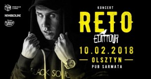 Koncert RETO - Edit Tour - Olsztyn 10.02 pub Sarmata - 10-02-2018