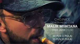Koncert ★ Malik Montana #GM2L w Chojnicach - Geneza Music Club ★ - 19-01-2018