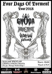 Koncert GNIDA Unborn Suffer Victory Vain Sutener /02.02.2018/ CSM Wrocław - 02-02-2018