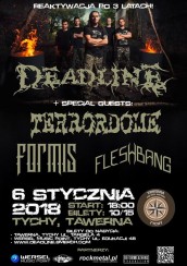 Koncert Reaktywacja Deadline + Terrordome, Formis, Fleshbang w Tychach - 06-01-2018
