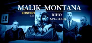 Malik Montana & Diho & Avi Louis / Koncert / Klub Scena Sopot - 03-03-2018