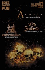 Koncert Lost in Thoughts tour Void of Sympathy / Aeryie / Kristofer Frog w Krakowie - 15-12-2017
