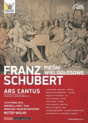 Koncert Franz Schubert - Piesni wielogłosowe we Wrocławiu - 14-01-2018