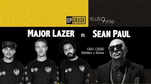Koncert UPgrade Party/ Major Lazer vs Sean Paul by DJs Soina&Greg Helden w Poznaniu - 13-01-2018