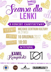 Koncert Szansa dla Lenki / TON, Kamil Kempiński w Żywcu - 16-12-2017