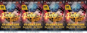 Koncert ☆ Retro Time In Attack - Clubbasse Alex Bazz ☆ Magnes Wtórek - 06-01-2018
