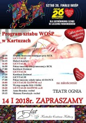 Koncert 26. Finał WOŚP w Kartuzach. - 14-01-2018