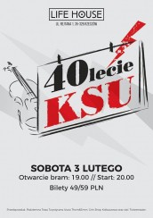 Koncert 40-Lecie Zespołu KSU Rzeszów LIFE HOUSE 03.02.2018r - 03-02-2018