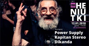 Koncert Heniutki 66: Dikanda, Kapitan Stereo, Power Supply / Słowianin w Szczecinie - 12-01-2018