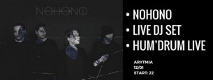 Nohono koncert + live dj set 12/01 @Arytmia w Szczecinie - 12-01-2018