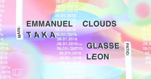 Koncert Smolna: Emmanuel / Clouds / T A K A / Leon / Glasse w Warszawie - 26-01-2018