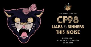 Koncert Akustycznie: CF98 / Liars & Sinners / This Noise w Krakowie - 27-01-2018