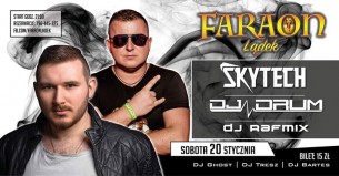 Koncert 20/01 Skytech, Dj Drum, Dj Rafmix w Lądku - 20-01-2018
