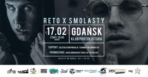 Koncert ReTo x Smolasty - Protokultura 17.02.2018 w Gdańsku - 17-02-2018