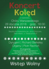 Koncert kolęd, Chór Warszawski w Warszawie - 28-01-2018