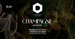 Koncert Champagne Showers #2 - prosecco za free! w Krakowie - 13-01-2018