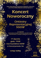 Koncert Orkiestry Reprezentacyjnej SGGW w Warszawie - 17-01-2018
