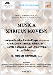 Koncert MUSICA SPIRITUS MOVENS w Bydgoszczy - 27-01-2018