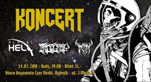 Koncert Planet Hell, Indignity, Slaves of Evil - Death Metal Into Space w Rybniku - 24-02-2018