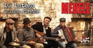 Koncert Menele - folk warszawski w Gnieździe Piratów w Warszawie - 10-02-2018