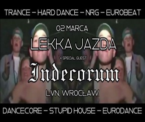 Koncert Lekka Jazda + Indecorum! we Wrocławiu - 02-03-2018