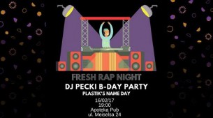 Koncert Fresh Rap Night x DJ Pecki B-Day Party w Krakowie - 16-02-2018