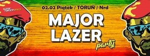 Koncert MAJOR LAZER Party w Toruniu // 02.02 // NRD KLUB - 02-02-2018