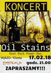 Koncert Oil Stains -Klub Thestyacja w Wałczu - 17-02-2018
