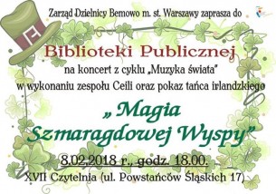 Magia Szmaragdowej Wyspy - koncert zespołu Ceili i Reelandia w Warszawie - 08-02-2018
