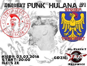 Koncert PUNK HULANA - Strzęp Pieroński, 41-200 - Katowice - 03-02-2018