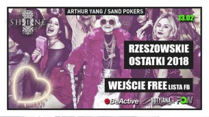 Koncert ♛ Rzeszowskie Ostatki x B4 Walentynki ♛ Lista FB Free ♛ w Rzeszowie - 13-02-2018