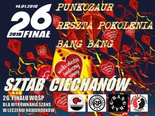 Koncert 26. Finału WOŚP w Ciechanowie - 14-01-2018