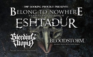 Koncert Belong To Nowhere tour 2018 Eshtadur/Bleeding Utopia/Bloodstorm w Warszawie - 01-04-2018