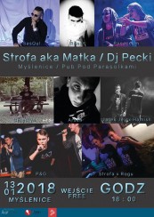 Koncert Strofa aka Matka / Dj Pecki / Myślenice / Pub Pod Parasolkami - 13-01-2018