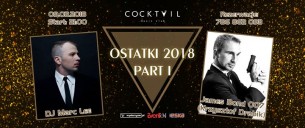 Koncert Ostatki Part I x Marc Lee x James Bond x Peter Key w Olsztynie - 09-02-2018
