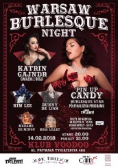Koncert Warsaw Burlesque Night - St. Valentines w Warszawie - 14-02-2018