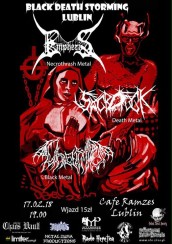 Koncert Black Death Storming Lublin - Empheris, Sacrofuck, Chanid - 17-02-2018