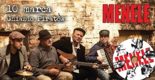 Koncert Menele w Gnieździe Piratów w Warszawie - 10-03-2018