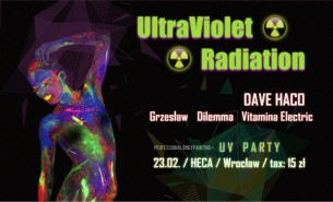 Koncert UltraViolet Radiation: FLUO PARTY we Wrocławiu - 23-02-2018
