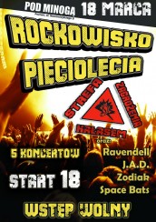 Koncert Rockowisko Pięciolecia w Poznaniu - 19-03-2018