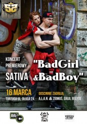 Koncert premierowy Sativa "BadGirl&BadBoy" w Bydgoszczy - 16-03-2018