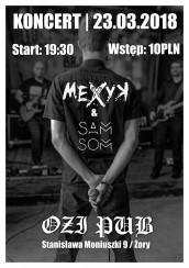 Koncert Mexyk + Sam Som w Żorach - 23-03-2018
