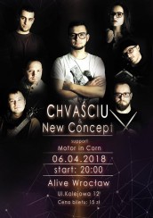 Koncert Chvaściu & New Concept + support: Motor in Corn zagrają w Alive! we Wrocławiu - 06-04-2018