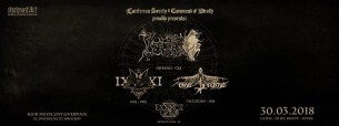 Koncert Inferno, IXXI , The Stone + support: Extinct Gods we Wrocławiu - 30-03-2018