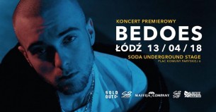 Koncert Bedoes w Łodzi - 13-04-2018