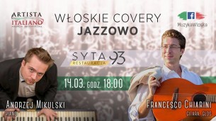 Koncert Wieczór Muzyczny: Włoskie Covery Jazzowo - Francesco Chiarini w Warszawie - 14-03-2018