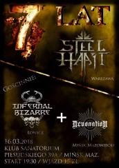 Koncert 7 urodziny Steel Habit + Infernal Bizarre i Devonation w Mińsku Mazowieckim - 16-03-2018
