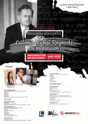 Koncert Ludomir Michał Rogowski in memoriam w Lublinie - 24-03-2018